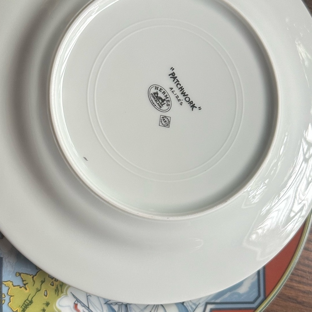 Hermes “patchwork” Alize’s Plates - Picture 4 of 4